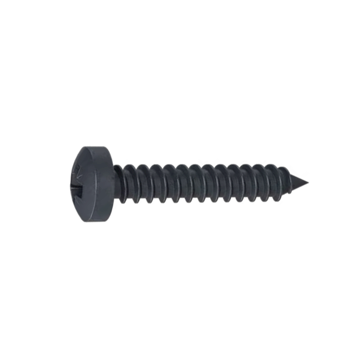 8 X 1/2 self tapping screws black 